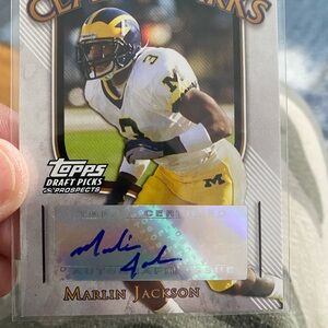 Topps Draft Picks Autographed Michigan Football Card.